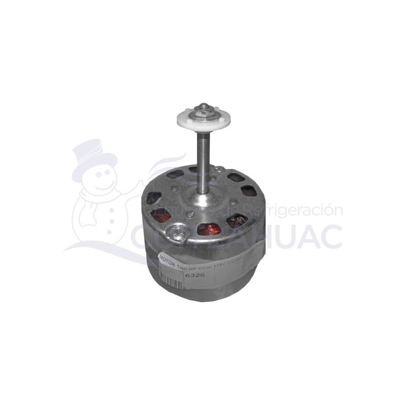 6326 MOTOR CARB 1/40 115V. C/COPLE F/ CCW