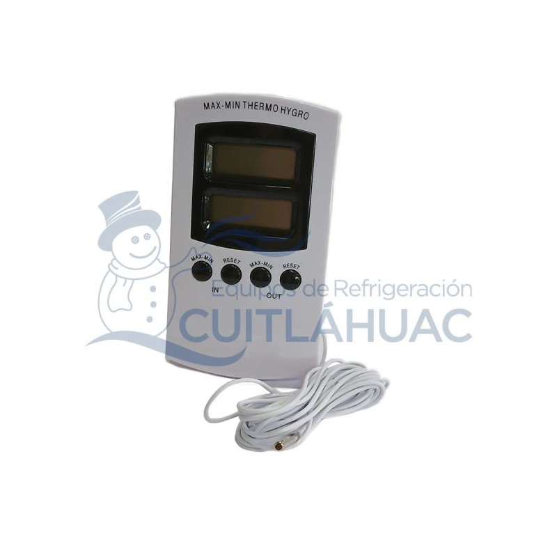 8746 TERMOHIGROMETRO DIGITAL INT/EXT 2 PANT