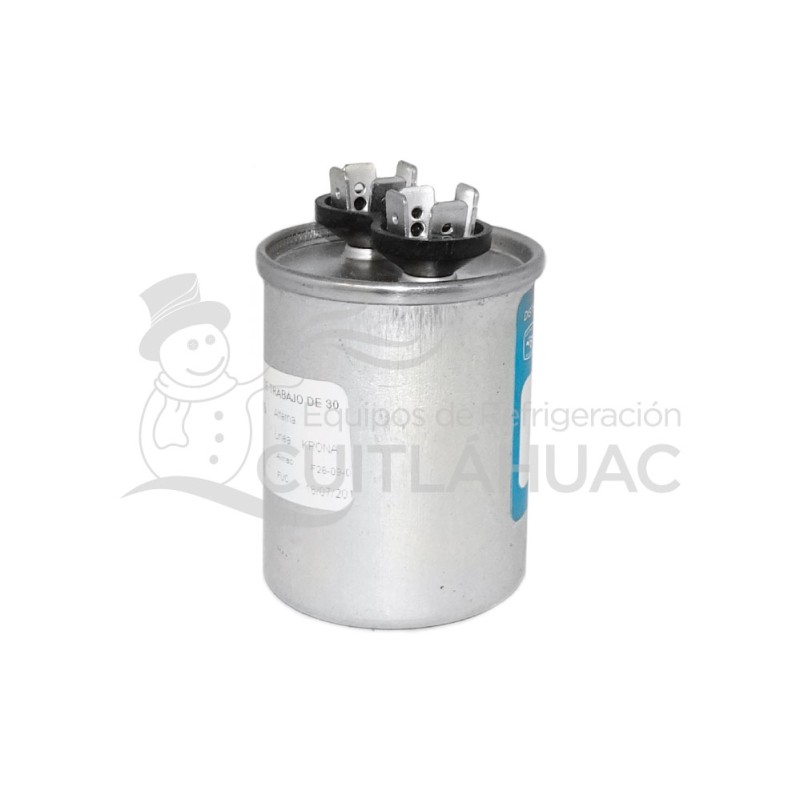 1715 CAPACITOR DE TRABAJO DE 30 MFD 370 VAC