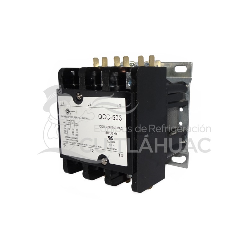 2217 CONTACTOR 50AMP 3POLOS 208/240V HVACSTAR