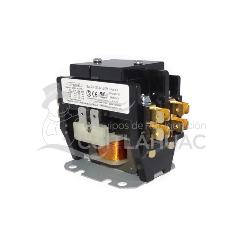 2224 CONTACTOR 30AMP 2 POLOS 120V HVACSTAR